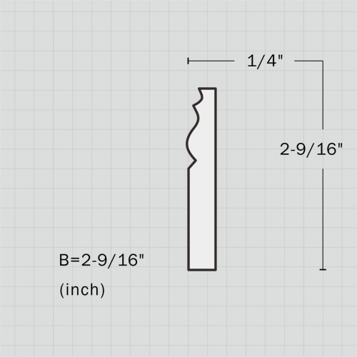 polyurethane modern baseboard trim for sale