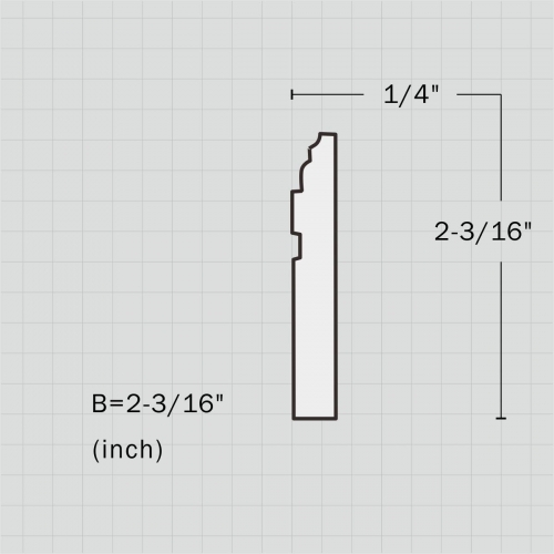 polyurethane contemporary baseboard molding