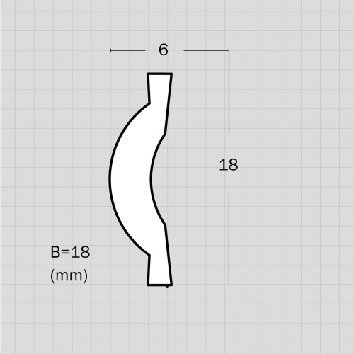 1 2 round flexible mouldings trim
