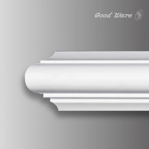 Decorative interior flexible base molding