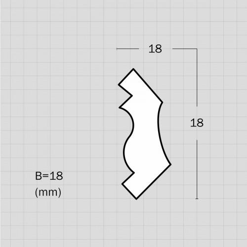 Decorative flexible exterior trim molding