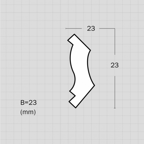 Flex decorative bendable moulding for sale