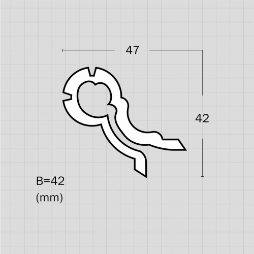 Decorative flexible cabinet trim molding