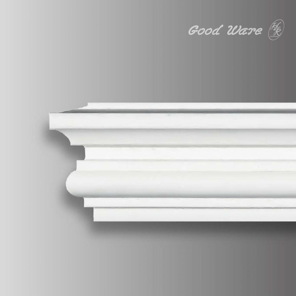 Decorative flexible molding for arches