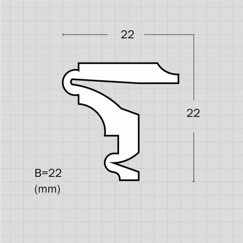 Flexible inside corner crown molding