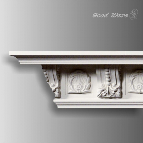 Polyurethane ornament antique crown moulding