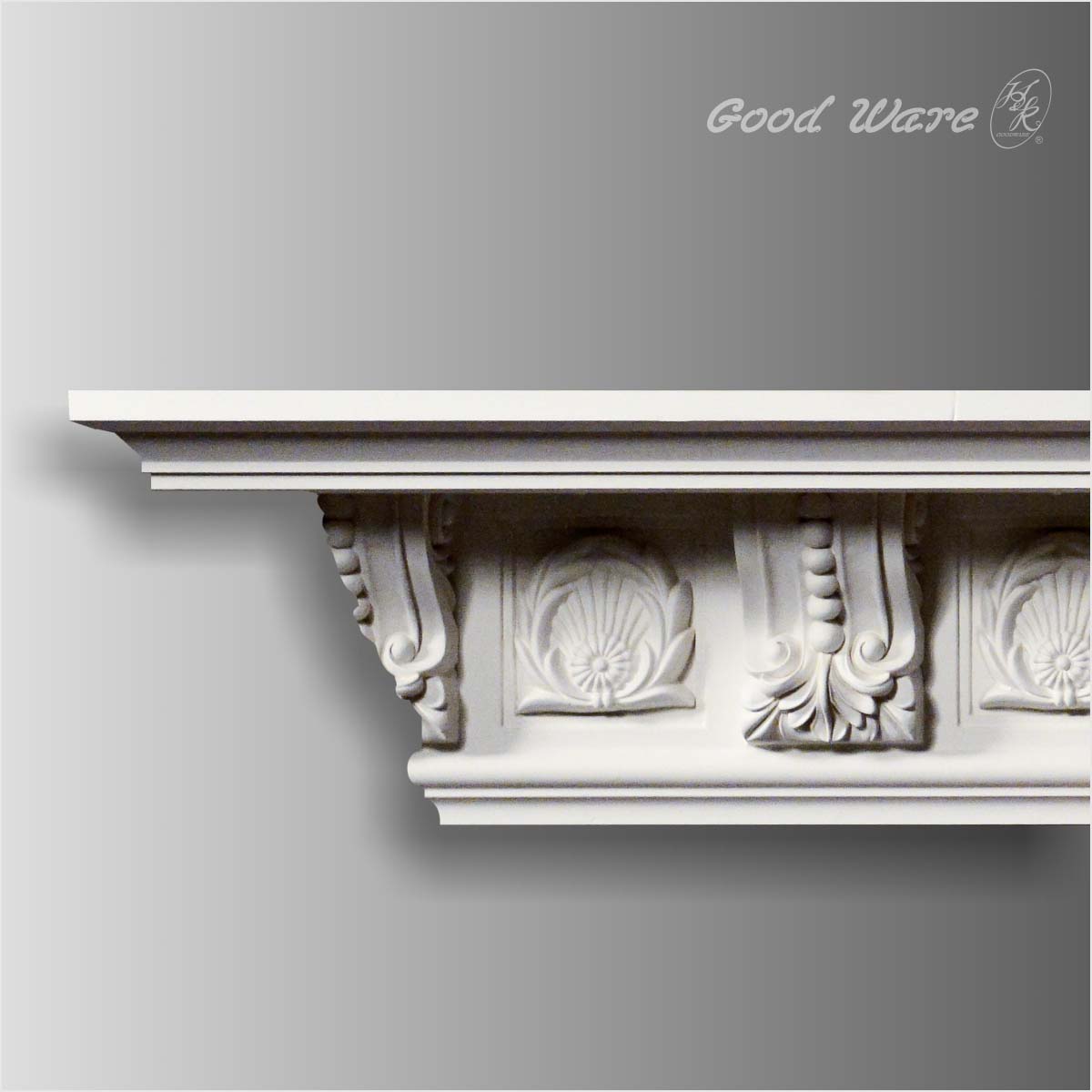 Polyurethane ornament antique crown moulding