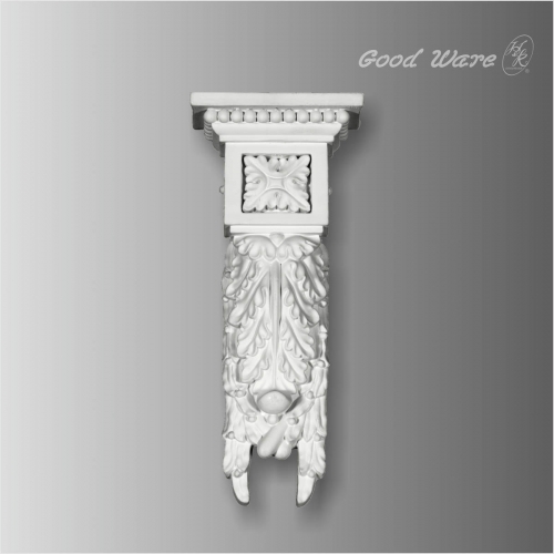 Polyurethane baroque antique corbels for sale