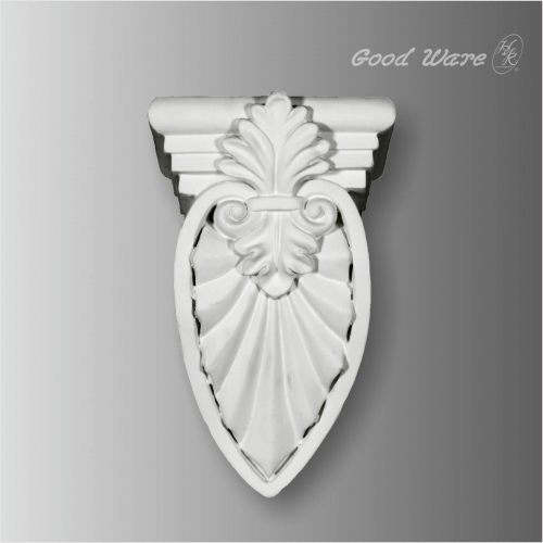 Polyurethane architectural fleur de Lis corbels