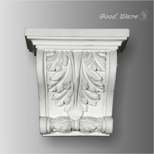 Polyurethane acanthus corbel wall shelf