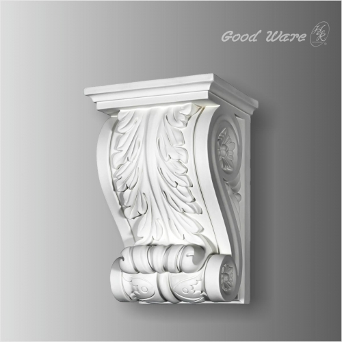 Polyurethane decorative brackets for countertops