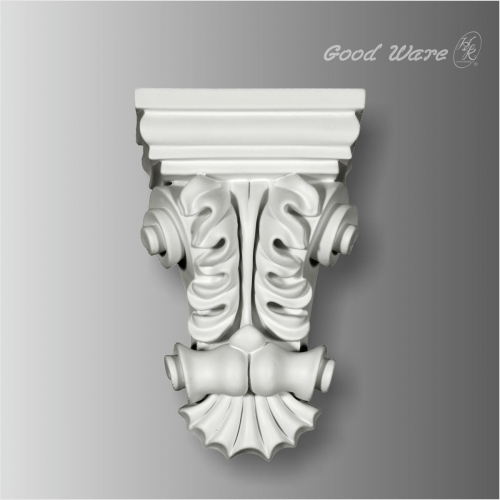 Polyurethane scroll leaf porch corbels