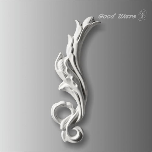 Polyurethane decorative motifs for furniture