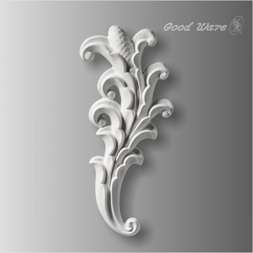 Decorative polyurethane pieces for cabinets