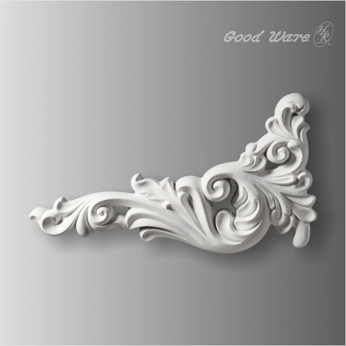 Acanthus scroll leaf appliques and onlays