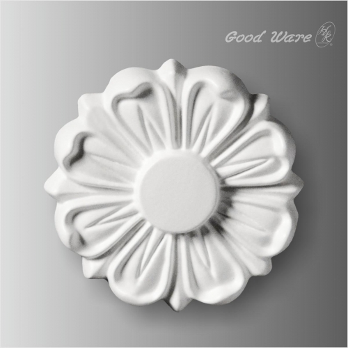 Polyurethane small rosettes corner onlays