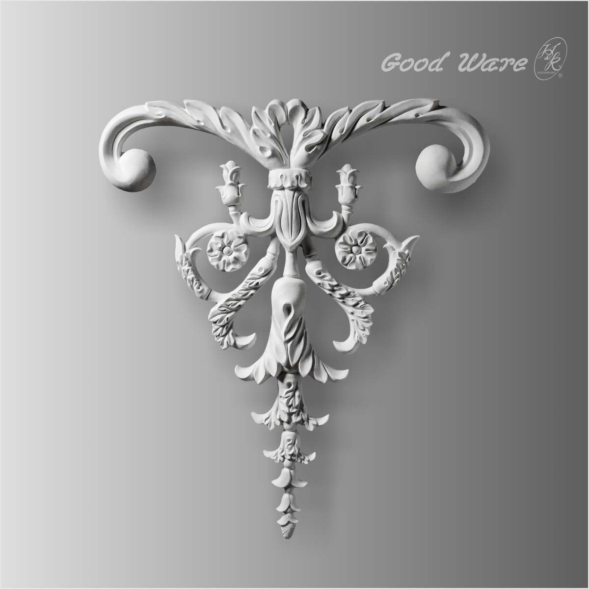 Ornamental appliques and onlays molding