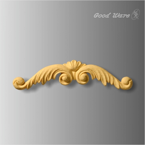 Polyurethane faux wood doorway corner decoration