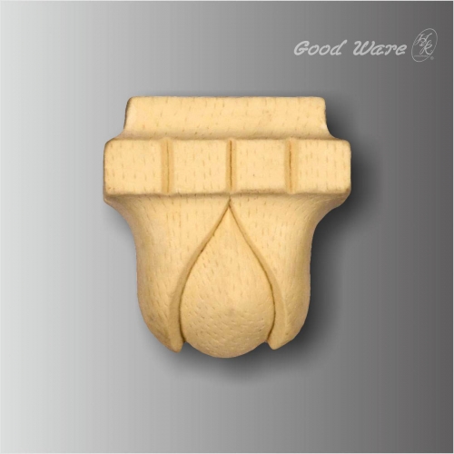 Faux wood small dentil corbel block for sale