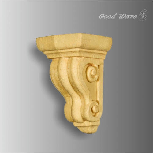 Polyurethane small faux wood fireplace corbels