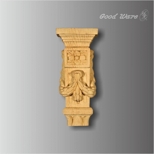 Polyurethane faux wood mantle corbels for sale