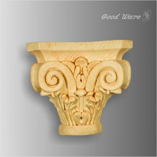 Polyurethane faux wood front porch corbels