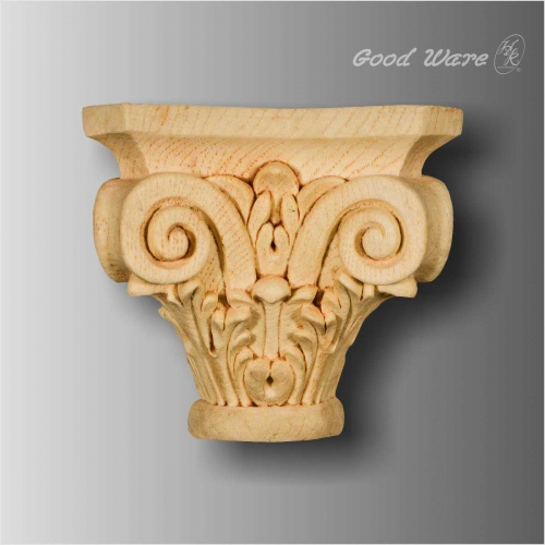 Polyurethane faux wood front porch corbels