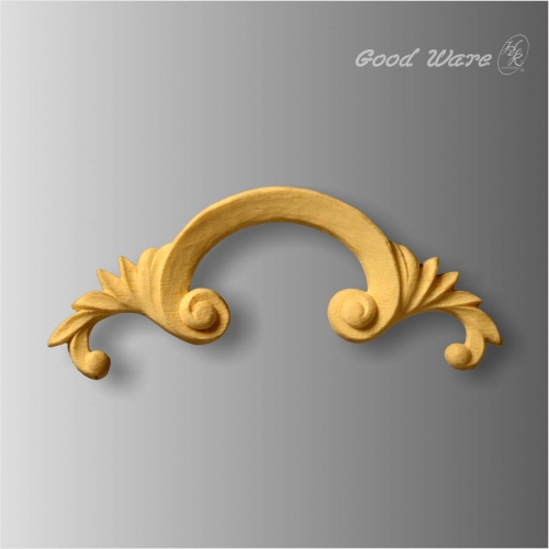 Decorative faux wood appliques for furniture