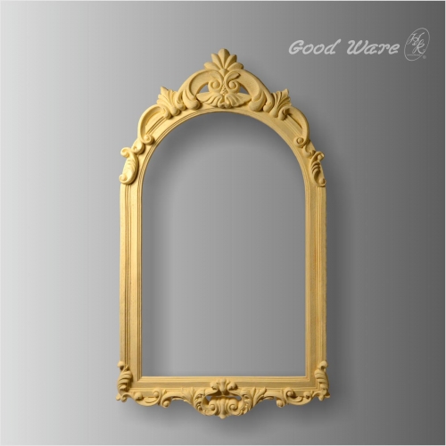 Faux wood large vintage mirror frames for sale