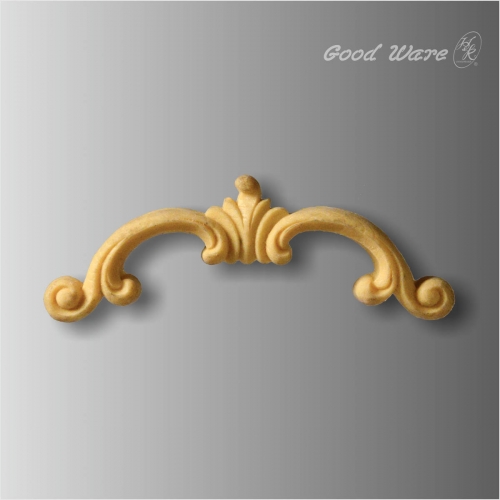Faux wood decorative onlays appliques