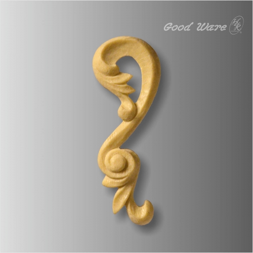 Faux wood leaf design onlays for sale