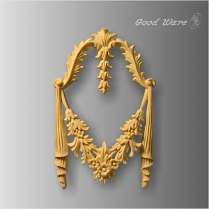 Polyurethane faux wood decorative molding appliques