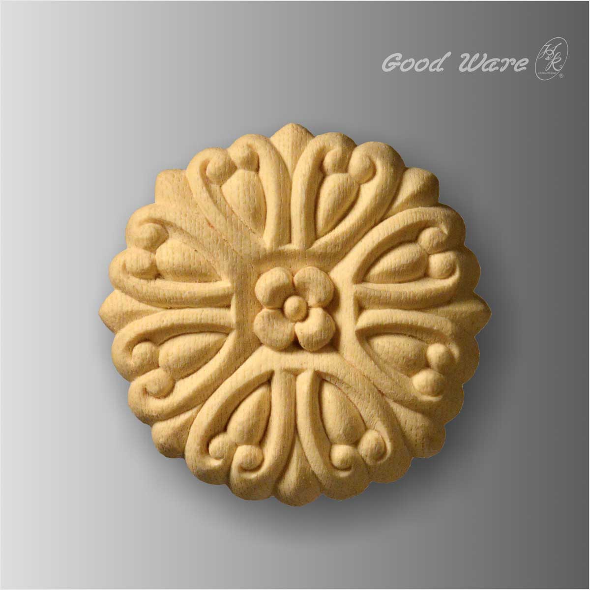WD-232 Home decor faux wood appliques wholesale