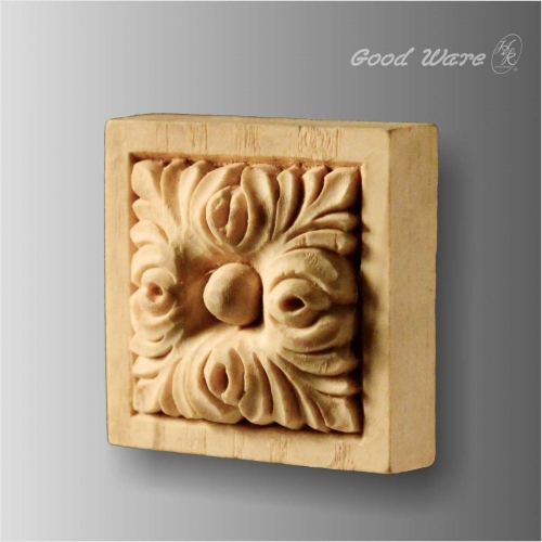 Square faux wood ornamental for furniture