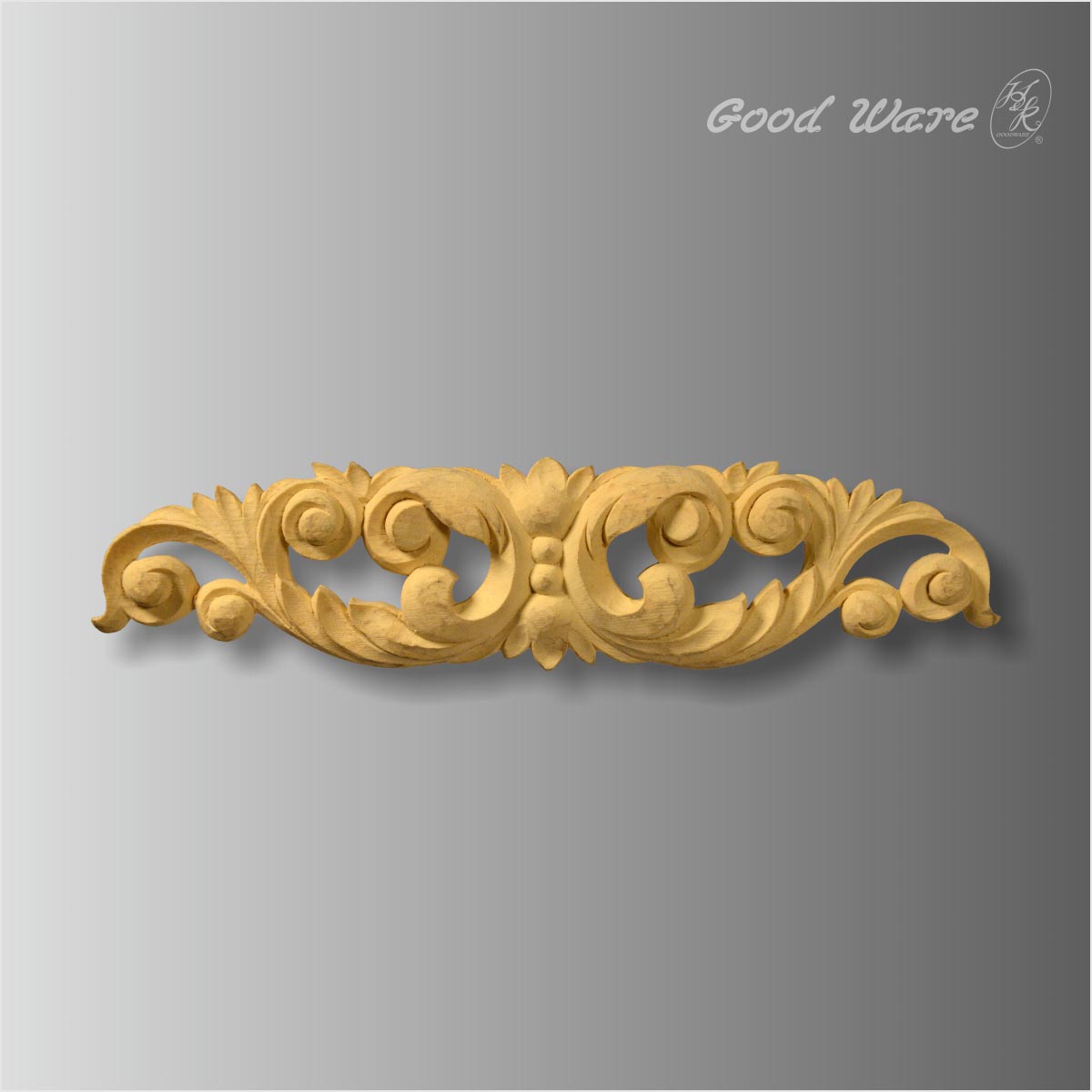Faux wood decorative moulding for furniture