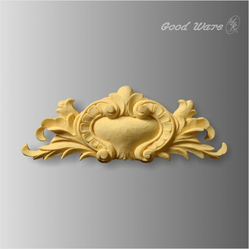 Faux wood decorative furniture appliques