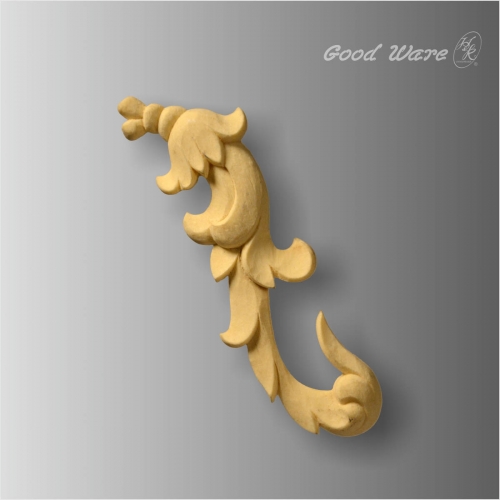 Polyurethane decorative trim for cabinets