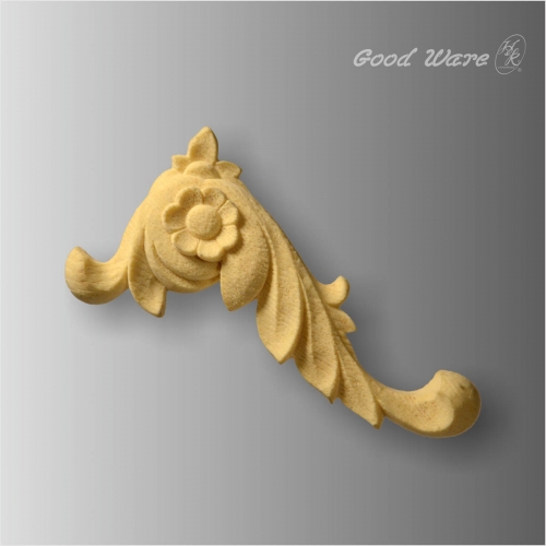 Scroll leaf decorative trim for furniture