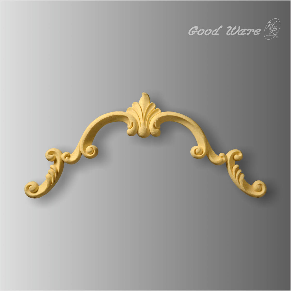 Polyurethane faux wood simplicity appliques