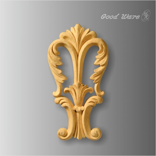Polyurethane fireplace mantel appliques