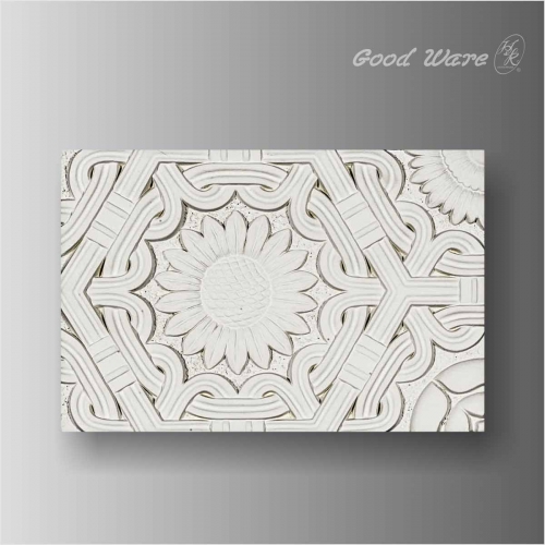 Polyurethane white indoor paneling for walls