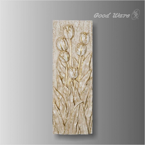 Polyurethane decorative tulip panels for walls
