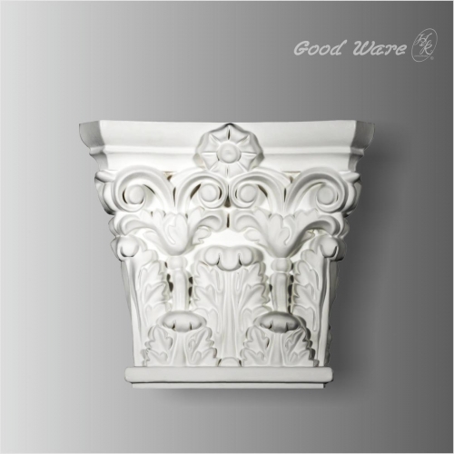 Polyurethane decorative Corinthian column capital
