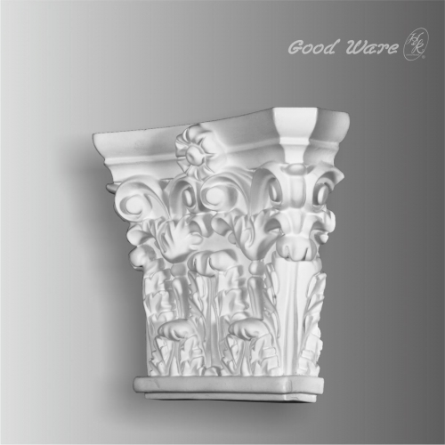 Polyurethane decorative Corinthian column capital