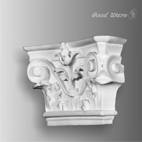 Polyurethane decorative column caps for sale