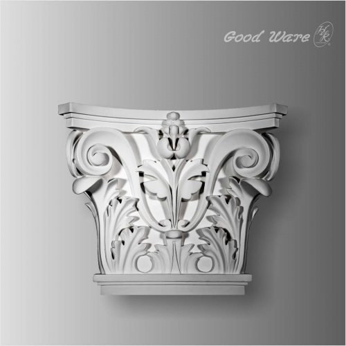 Polyurethane carved capitals for pilaster
