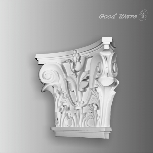 Polyurethane carved capitals for pilaster