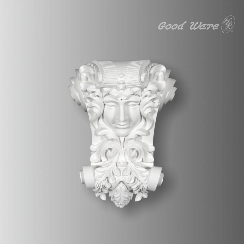 Large antique door wall decor corbel