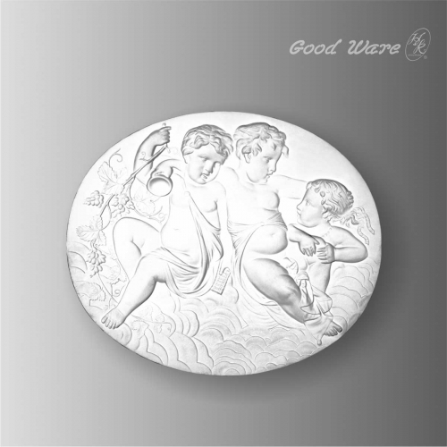 Polyurethane round wall plaques for sale
