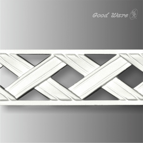 Polyurethane pierced molding trim for walls